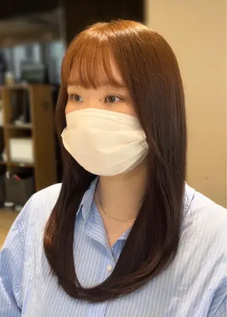 ロング 赤羽今日子/レイヤー /盛れる顔まわりのヘアスタイル