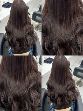 ロング カラー トレンドカラー🩵 羽衣🎀横浜🪄ྀིのヘアスタイル