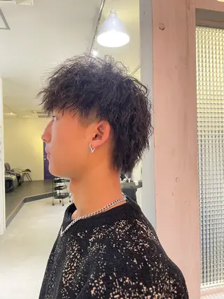 パーマ メンズ Men's hair salon First 中百舌鳥店所属・First なかもず 店 YUKIのヘアスタイル