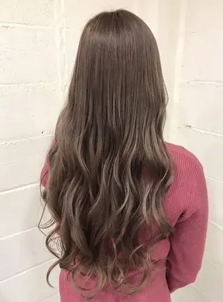 ロング カラー ヘアアレンジ 遠藤歩未/ EX秋葉原店のヘアスタイル