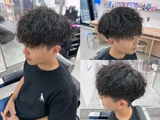 パーマ メンズ 土岐 仁/メンズ専門 パーマ特化美容師🔥のヘアスタイル