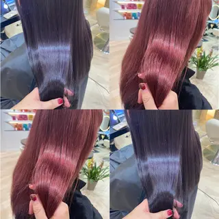 ロング カラー 個性派/ブリーチ ＊ほのかのヘアスタイル