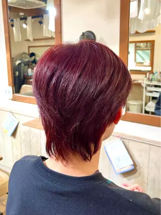 カラー メンズ 住吉 優果のヘアスタイル