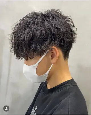 ショート ⭐️メンズ特化⭐️ パーマ カラーのヘアスタイル