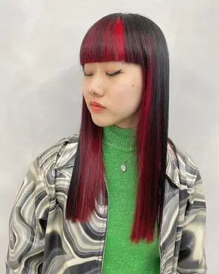 ミディアム カラー 🎨ショートの神様 /神評価🎨原田公祐のヘアスタイル