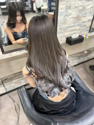 ロング 💎エクステ×カラー 🩵BIZEのヘアスタイル