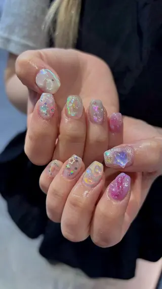 ネイル ハイトーン/レイヤー nail 百咲💌のヘアスタイル