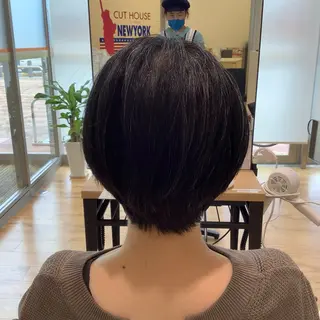ショート パーマ エイジングケア特化 美容師✂️山崎竜二のヘアスタイル