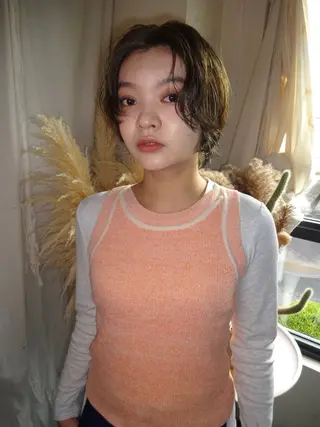 ショート カラー 太田 妃香/岡崎美容室のヘアスタイル