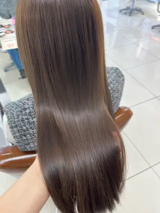 ロング カラー 韓国ヘア/髪質改善 /艶カラー/sahoのヘアスタイル