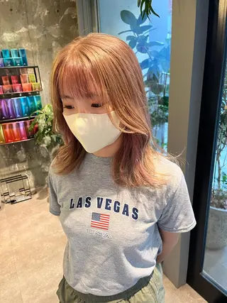 ミディアム ZEST kalon RINAのヘアスタイル