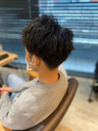 ショート メンズ ヨシダ フミノリのヘアスタイル