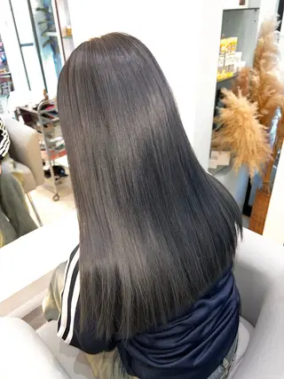 ミディアム カラー パーマ ヘアアレンジ メンズ 堀井 凌平のヘアスタイル