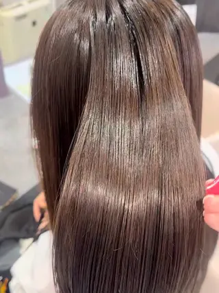 ロング パーマ 押川 未羽のヘアスタイル