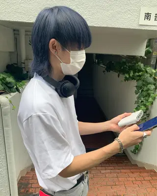 ショート カラー ヘアアレンジ SALOWIN原宿ash店所属・理想のハイトーンへ 🌙サイダサキのヘアスタイル