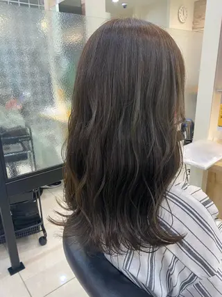 ロング カラー 韓国ヘア／艶カラー minamiのヘアスタイル