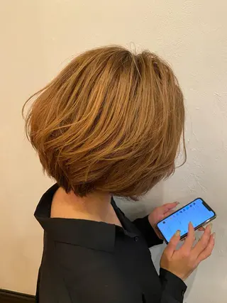 ショート ヘアアレンジ 🦕カラー指名率🦕 NO.1🦕林 秀幸のヘアスタイル