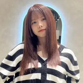 ロング DEAN豊橋店所属・🩵シオリ/透明感/ ハイトーン🩵のヘアスタイル