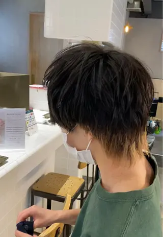 ミディアム メンズパーマ特化/ 町田甲陽✨のヘアスタイル