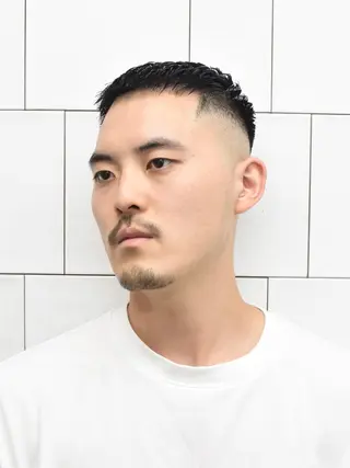 ショート メリケンバーバーショップ所属・宮本 政信のヘアスタイル