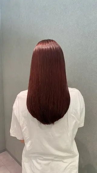 ミディアム カラー Chouette .ayakaのヘアスタイル
