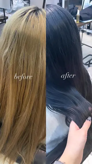 ロング カラー HAIR&NAIL KANAのネイルデザイン