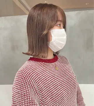 ミディアム カラー minami🪷 暖色カラーのヘアスタイル