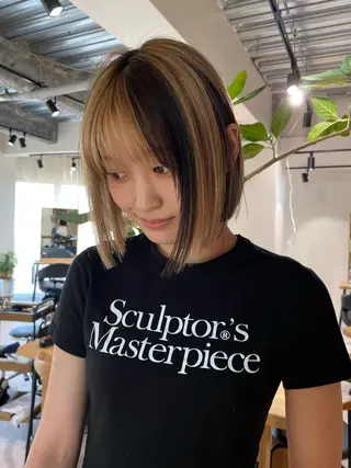 ミディアム カラー iroha/ n.w.h🎀のヘアスタイル