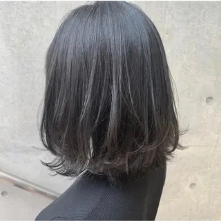 ミディアム カラー box mico. mutsumiのヘアスタイル