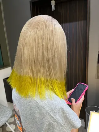 カラー dao/ミルクティー /ブラウン/ブロンドのヘアスタイル