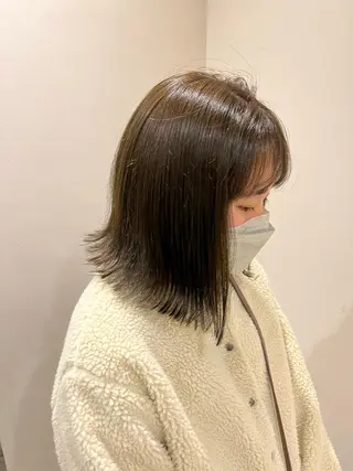 ミディアム カラー ヘアアレンジ 金子 廉のヘアスタイル