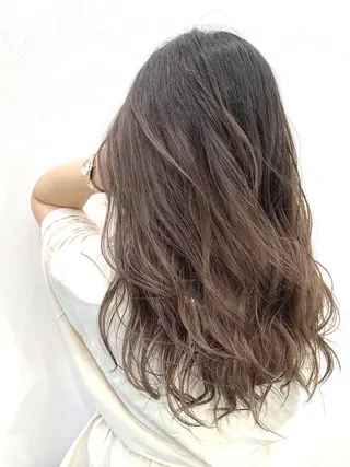 ロング カラー 酸性ストレート/ブリ ーチなし/中村 匠のヘアスタイル