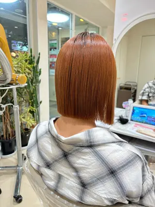 ミディアム ぷっつりボブ🫧 タケウチアミのヘアスタイル