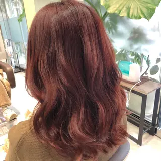 セミロング カラー これた🧸ヘアメ職人 ♡髪質改善♡カラーのヘアスタイル