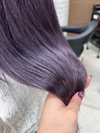 ミディアム カラー 【暖色カラー特化】 中山由梨のヘアスタイル