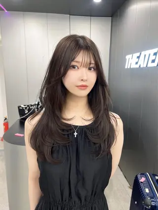 ロング カラー 💖可愛い色たくさん 権田やすなり💖のヘアスタイル
