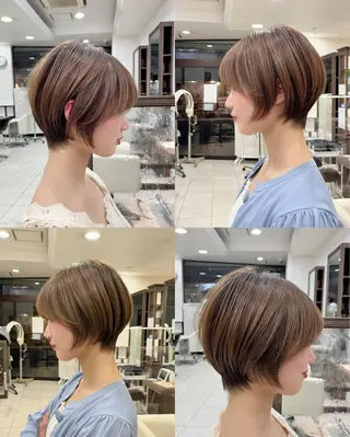 ショート カラー ✨髪質改善・縮毛矯正 専門美容室マーベルのヘアスタイル