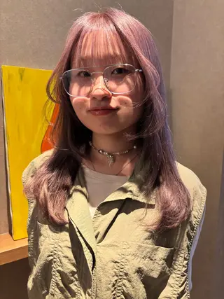 セミロング カラー ＧＡＲＤＥＮ/ダブル カラー/otohaのヘアスタイル