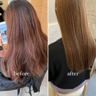 セミロング 難波/白髪ぼかし/ KAORIのヘアスタイル