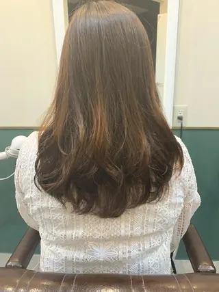 ロング 大木 華のヘアスタイル