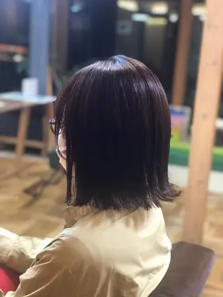 ミディアム カラー LaciTa hair design所属・吉村 萌のヘアスタイル