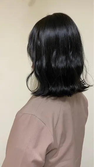 ミディアム 中尾 未来/艶カラー /カットモデルのヘアスタイル