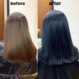 ミディアム カラー 韓国レイヤーカット★ 小林大樹のヘアスタイル