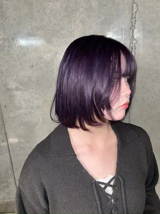 ショート 透明感カラー &ハイトーンカラーのヘアスタイル