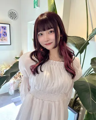 ロング カラー ayaka♡ 柔らかカラーのヘアスタイル