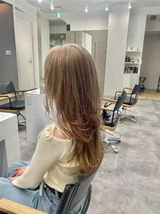 ロング カラー 🫧コウノ ミナ🫧のヘアスタイル