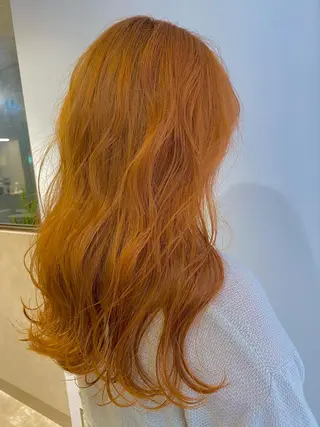 ロング カラー M IIのヘアスタイル