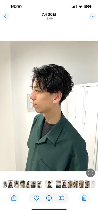 パーマ メンズ knowhow京都所属・三宅 昌太のヘアスタイル