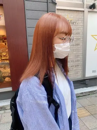 ロング カラー ヘアアレンジ ブリーチなし/ レイヤー🌿runaのヘアスタイル