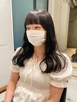 ロング カラー パーマ ヘアアレンジ メンズ キッズ ネイル マツエク・マツパ パーマスタイル🔅 sayacaのヘアスタイル